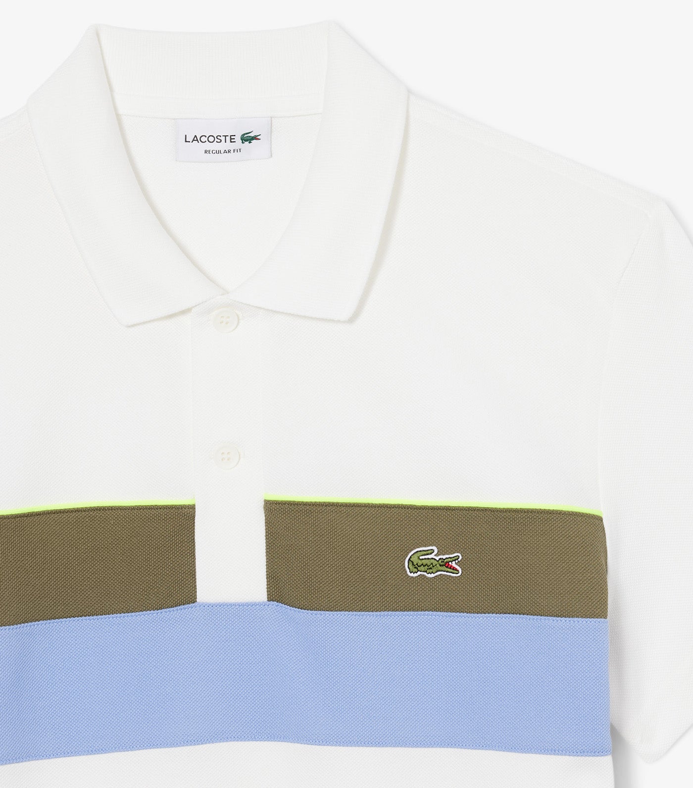 Regular Fit Color-Block Petit Piqué Polo Shirt