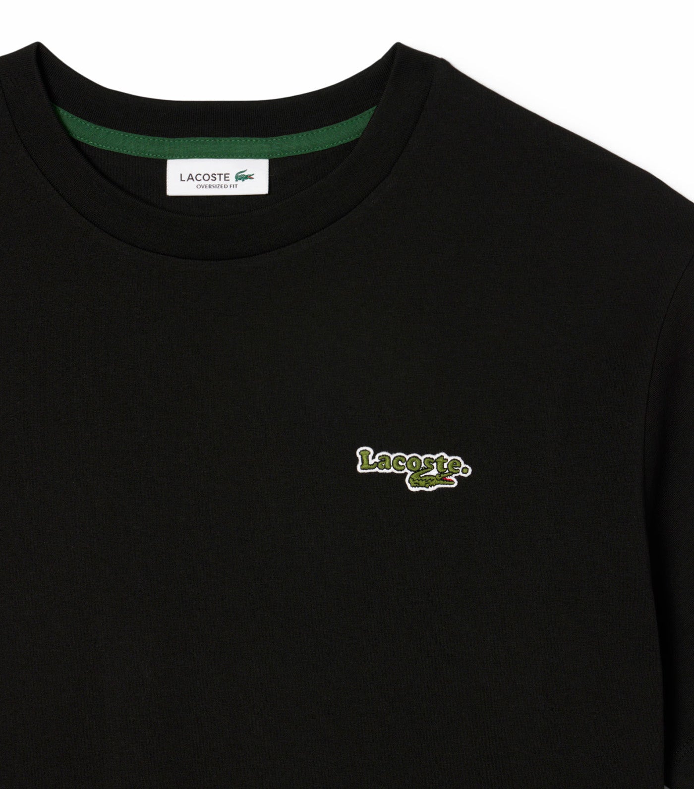 Oversized Short Cut Cotton Logo T-Shirt