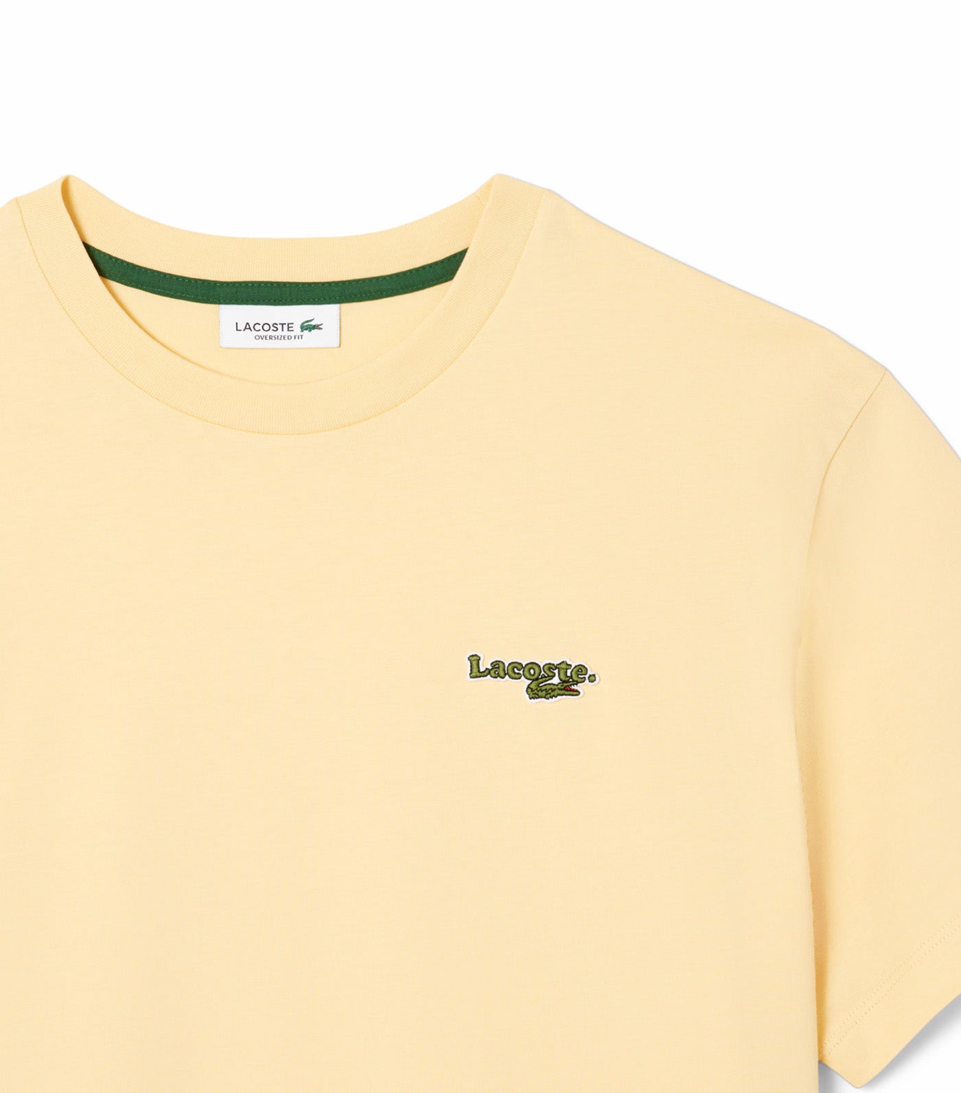 Oversized Short Cut Cotton Logo T-Shirt