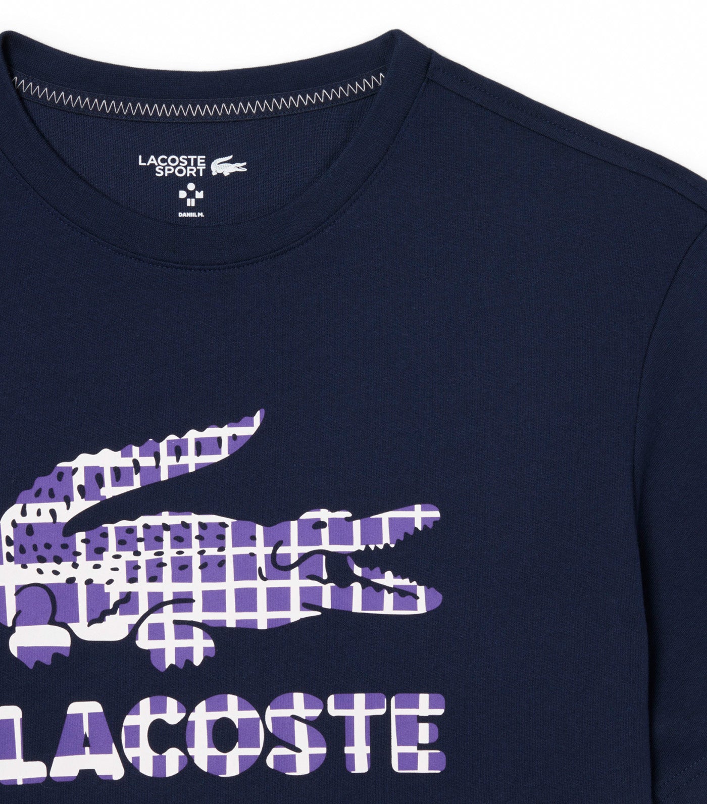 Lacoste Tennis x Daniil Medvedev T-Shirt Navy Blue