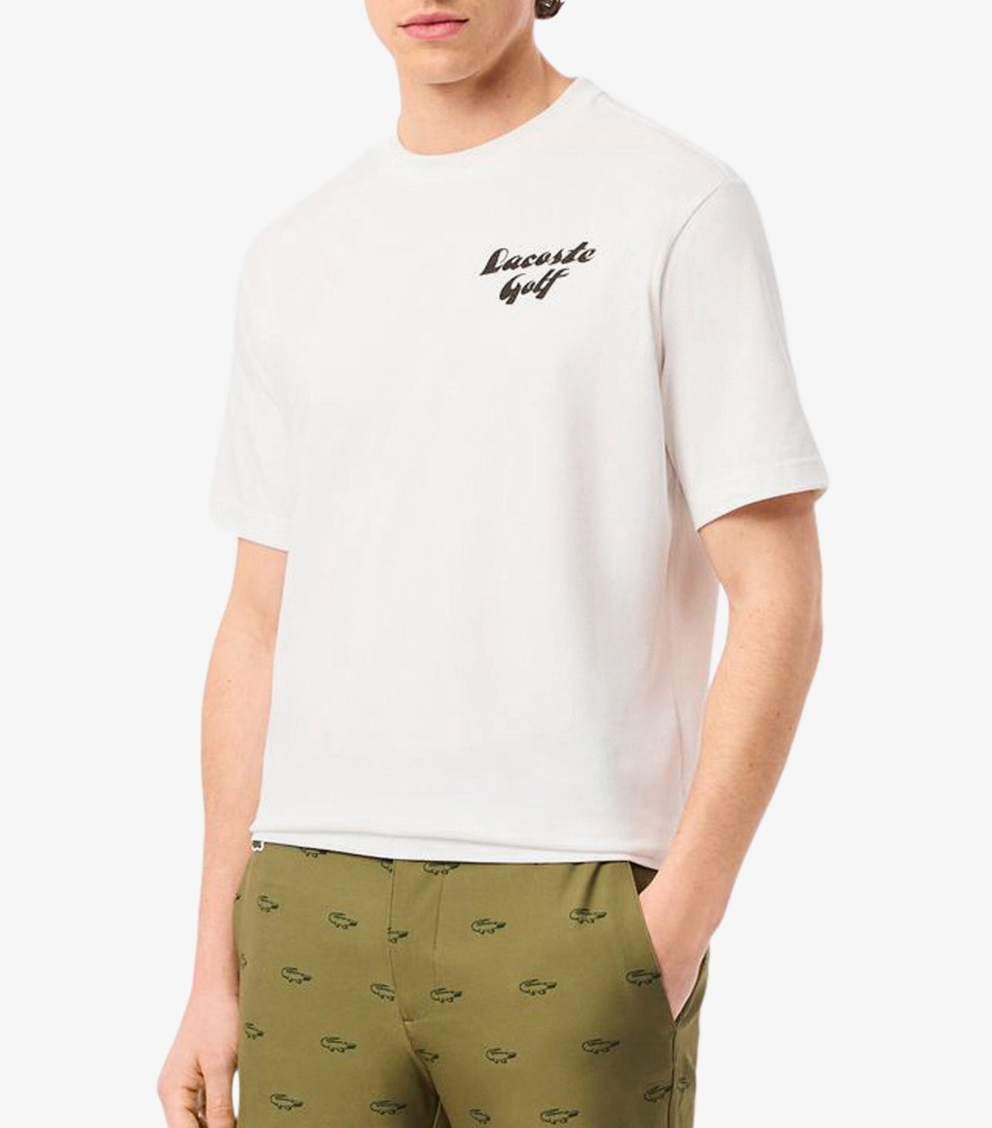 Relaxed Fit Printed Golf T-Shirt