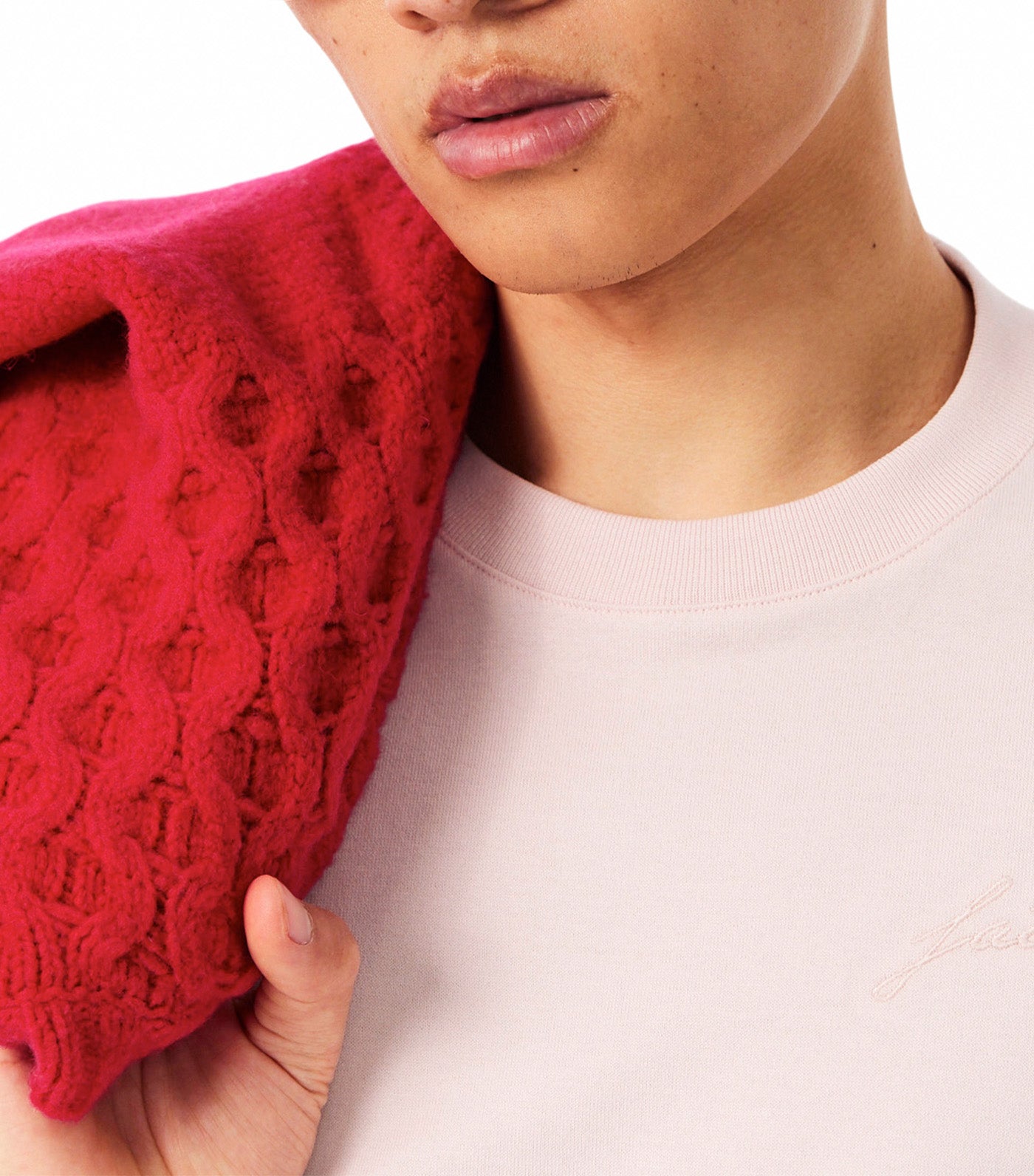 Heavy Jersey Embroidered Signature T-Shirt