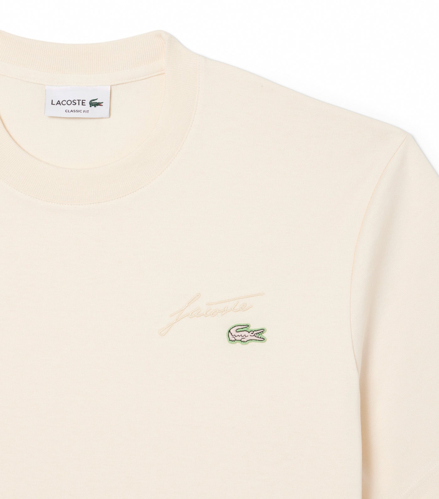 Heavy Jersey Embroidered Signature T-Shirt