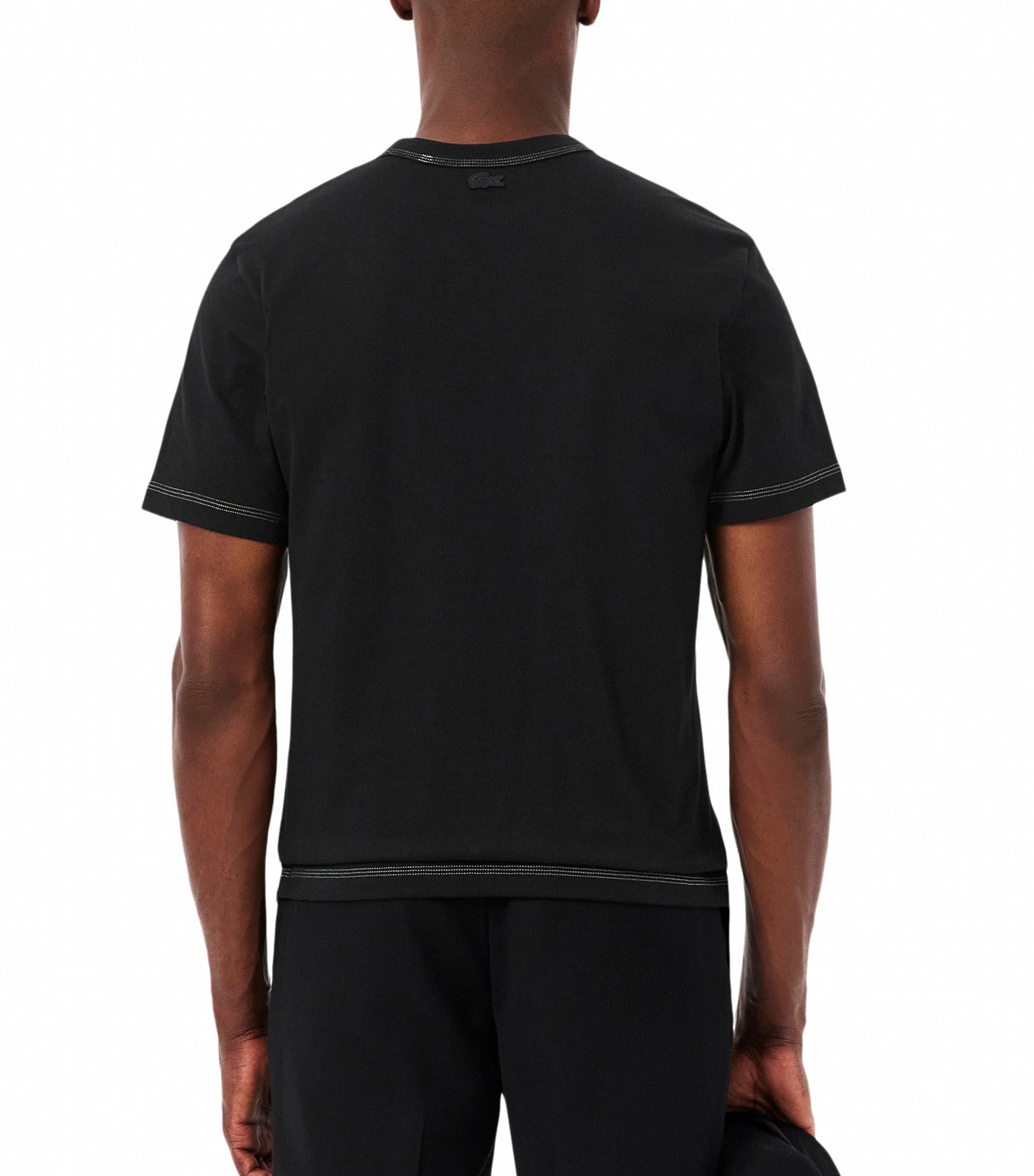 Lacoste Midweight Printed Jersey T-Shirt Black