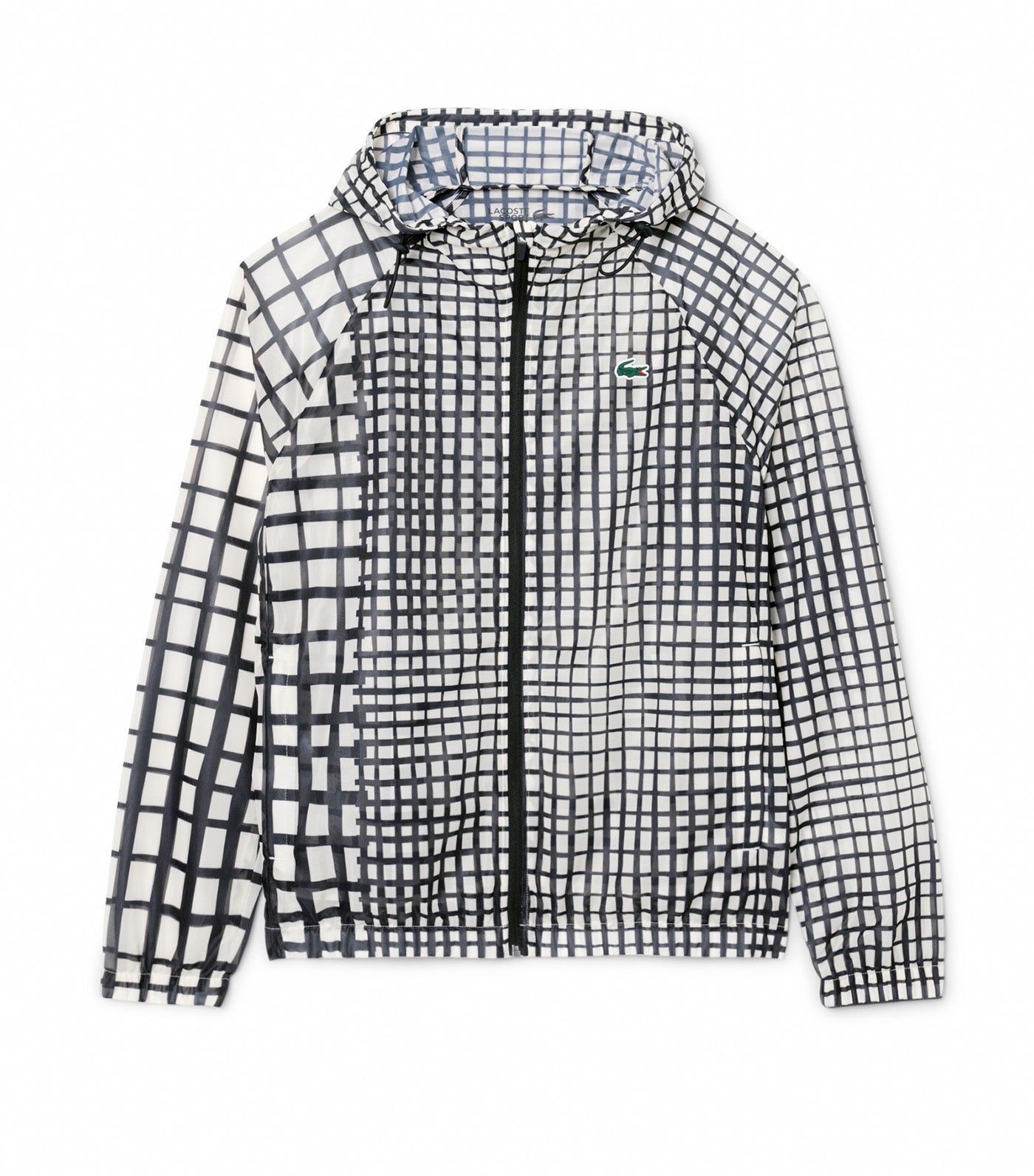 Lacoste Lightweight Crocodile Print Sport Jacket Lapland/Black