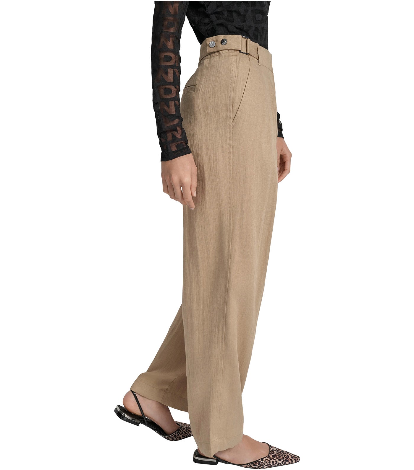 Weathered Twill Pleat Pant Brown-Light