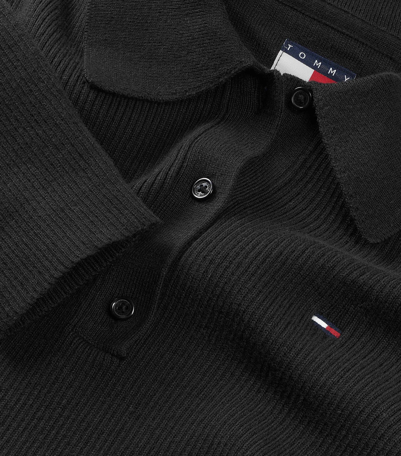 Tommy Jeans Essential Polo Long Sleeve Sweater