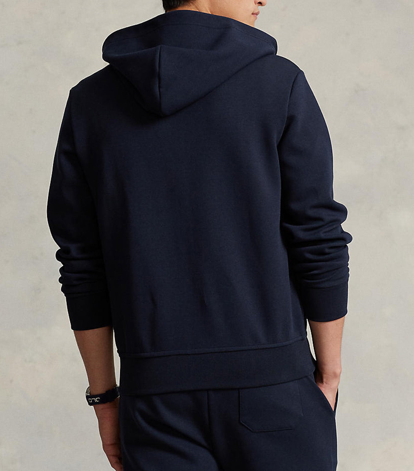 Polo Ralph Lauren Double-Knit Full-Zip Hoodie Navy