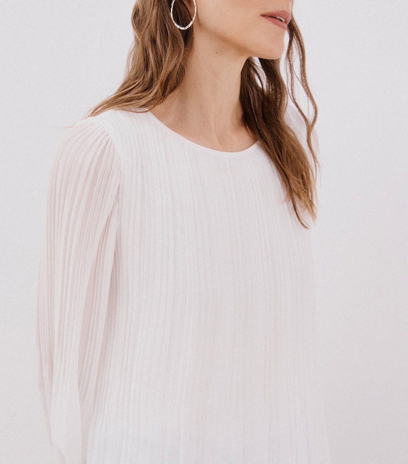 Pleated Blouse