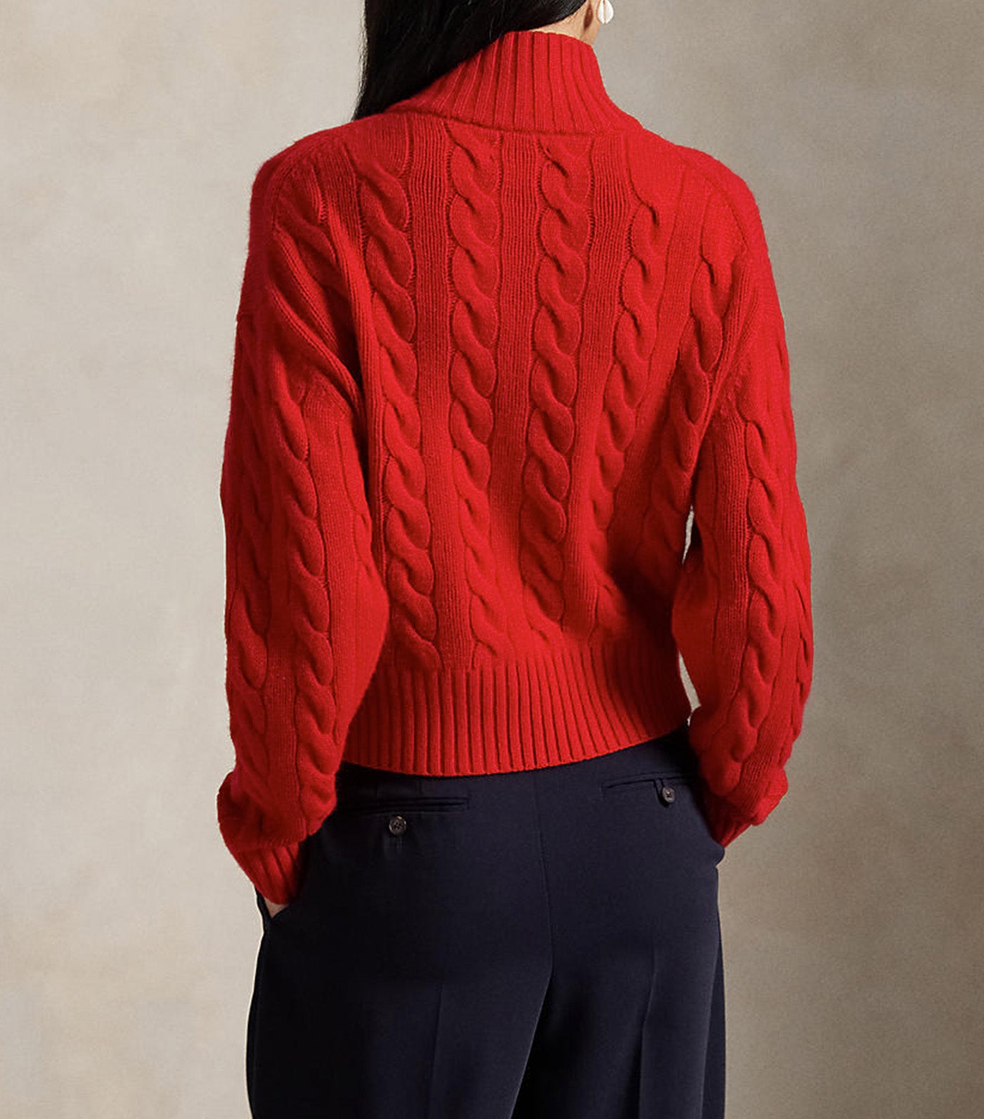 Cashmere Half Zip Sweater