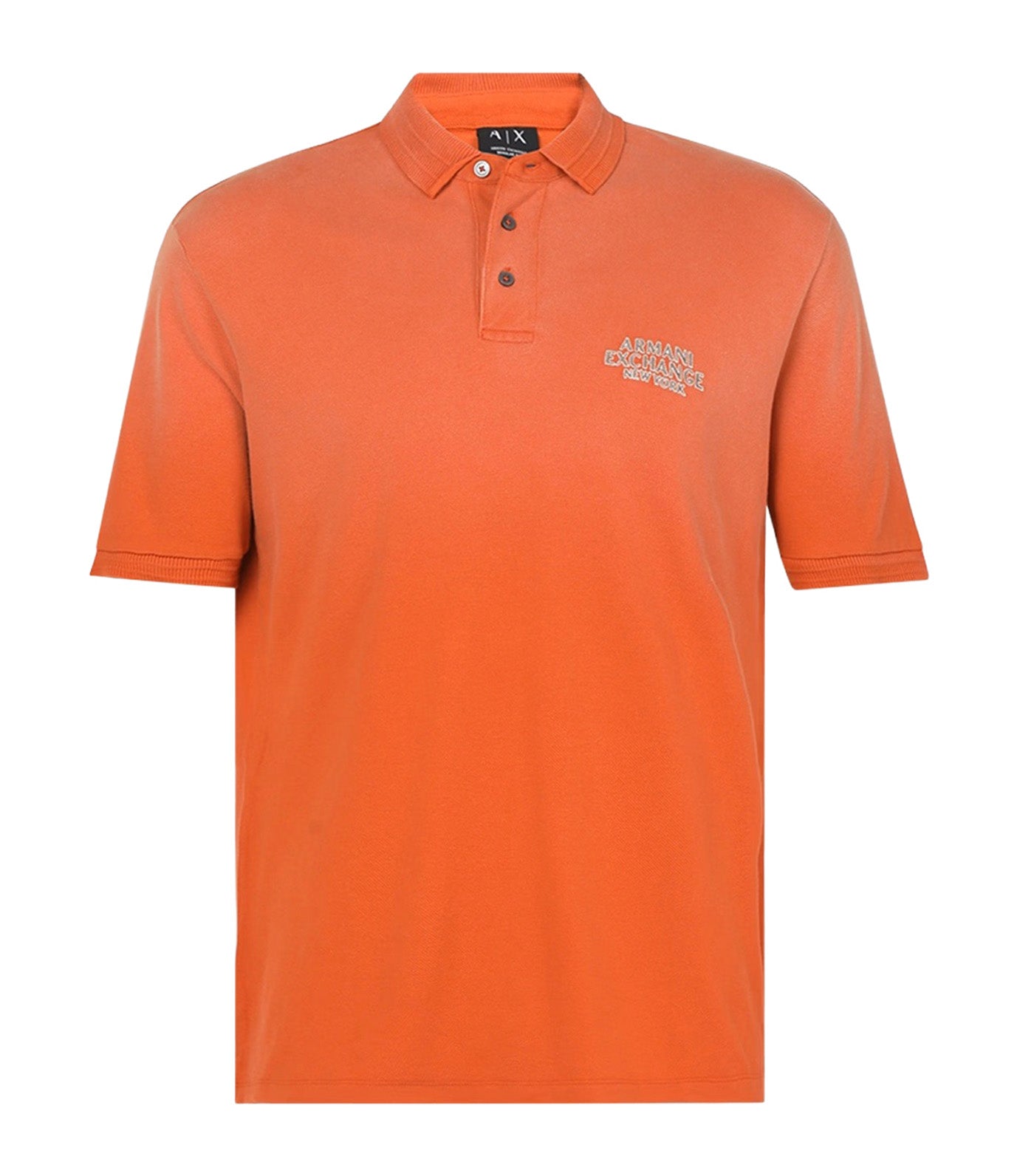Typographic Logo Regular Fit Polo Shirt Orange Rust