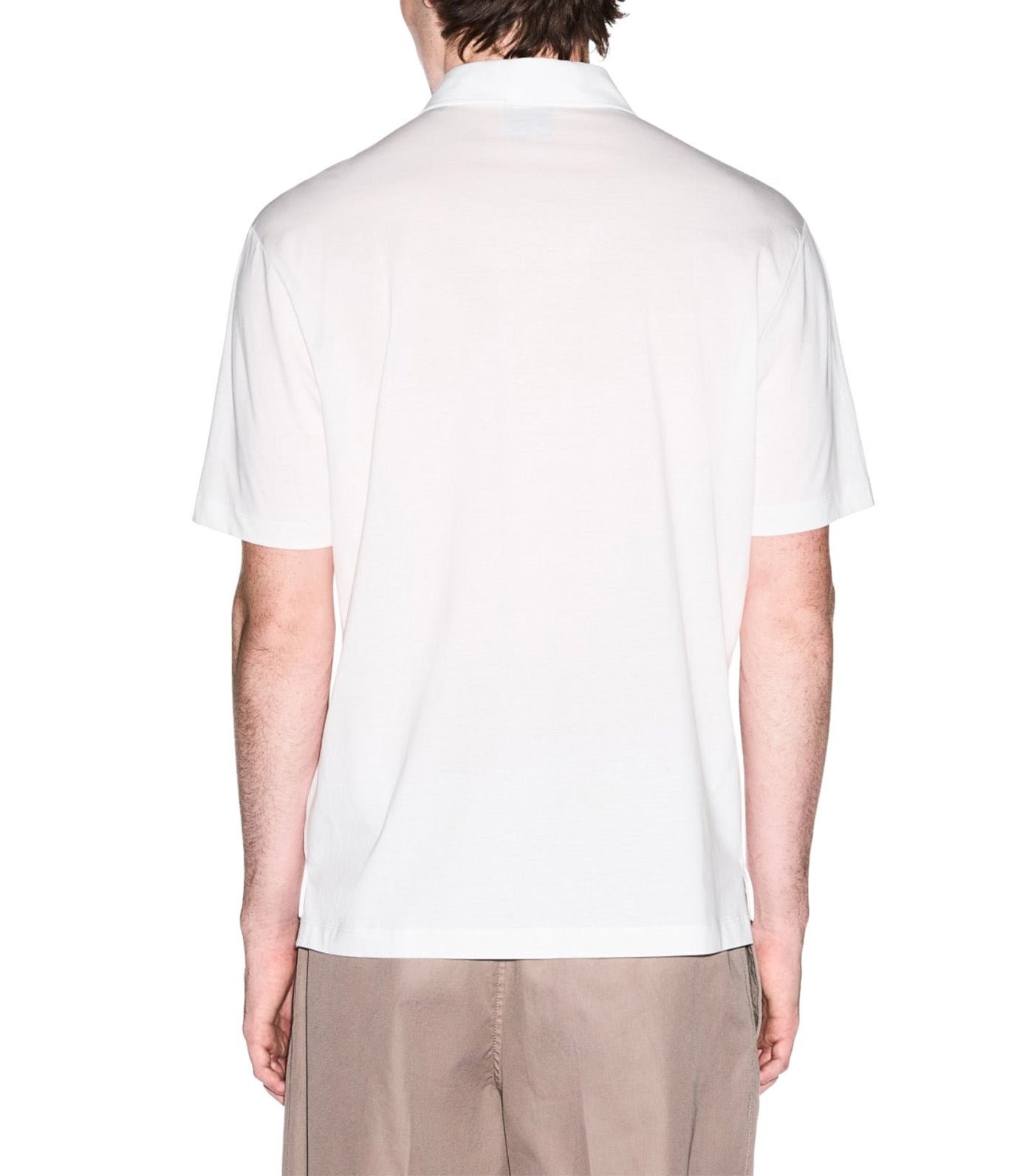 Cotton Polo Shirt Off White