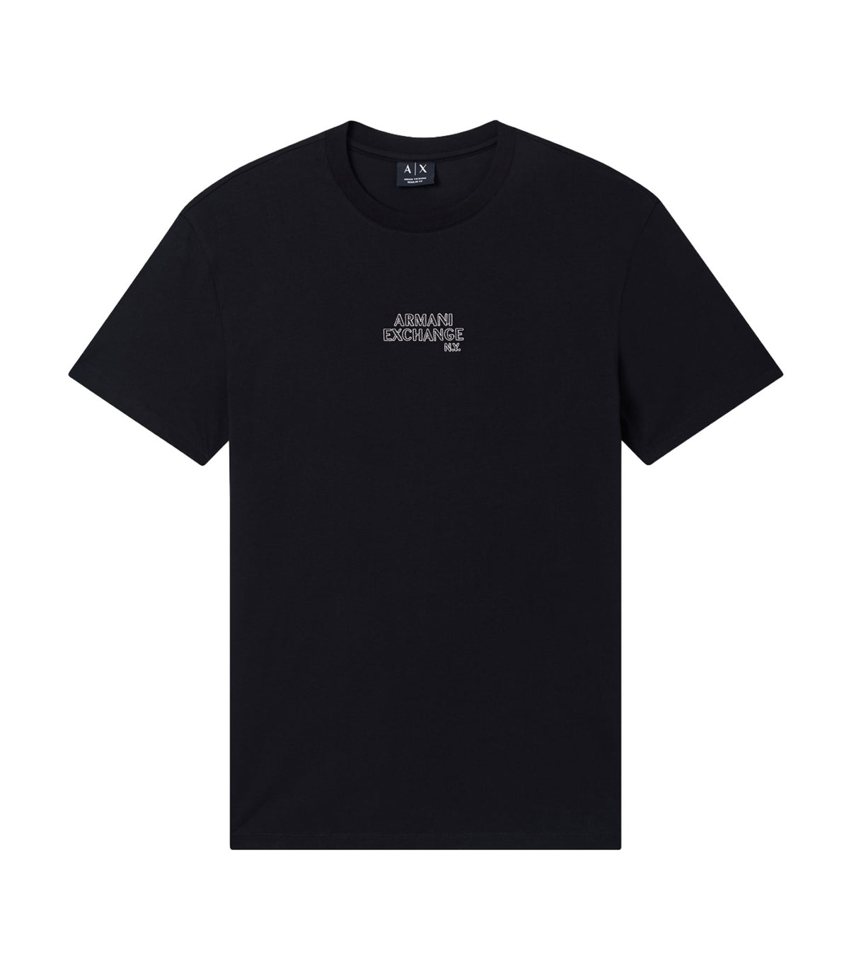 Slim Fit Jersey T-Shirt with Logo Black