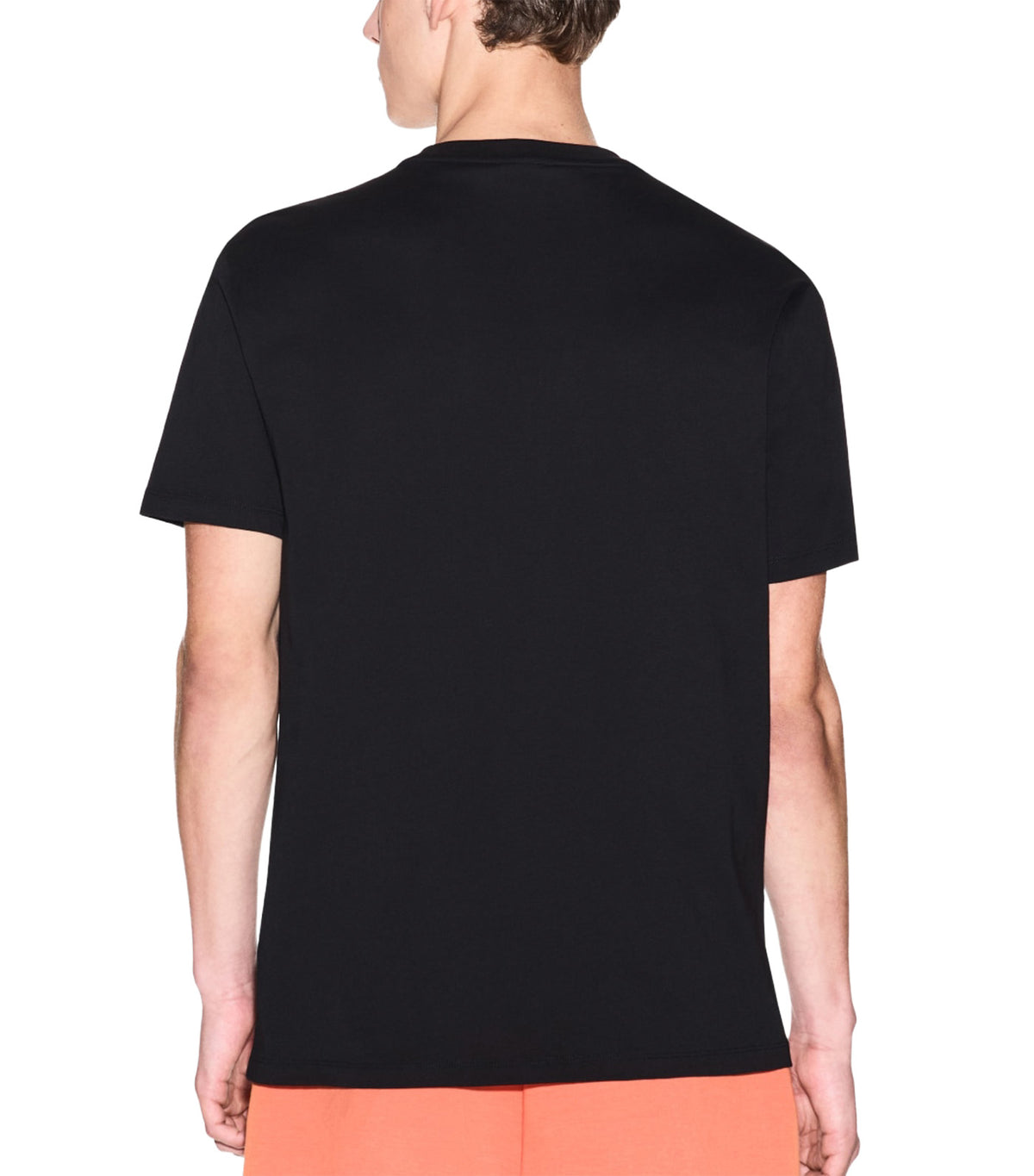 Slim Fit Jersey T-Shirt with Logo Black