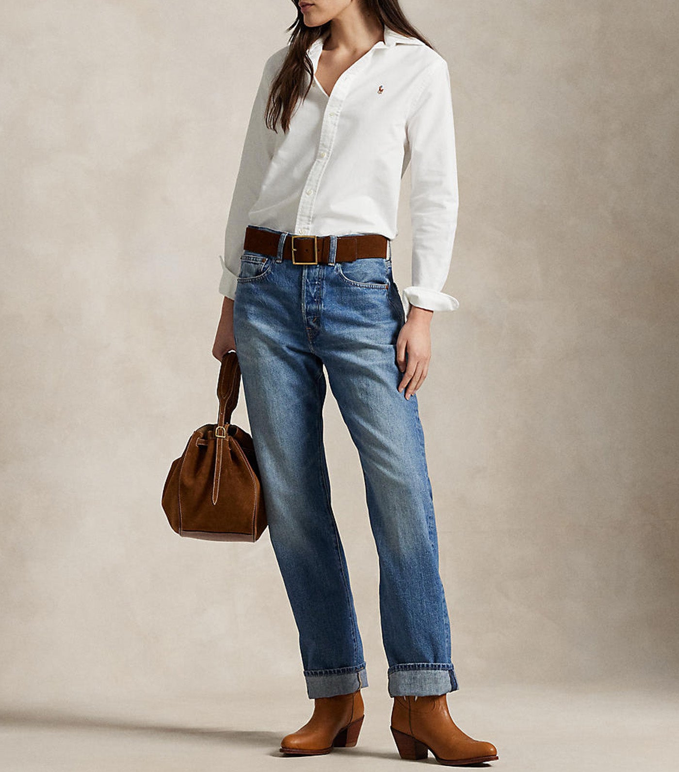The Iconic Classic Fit Oxford Shirt White