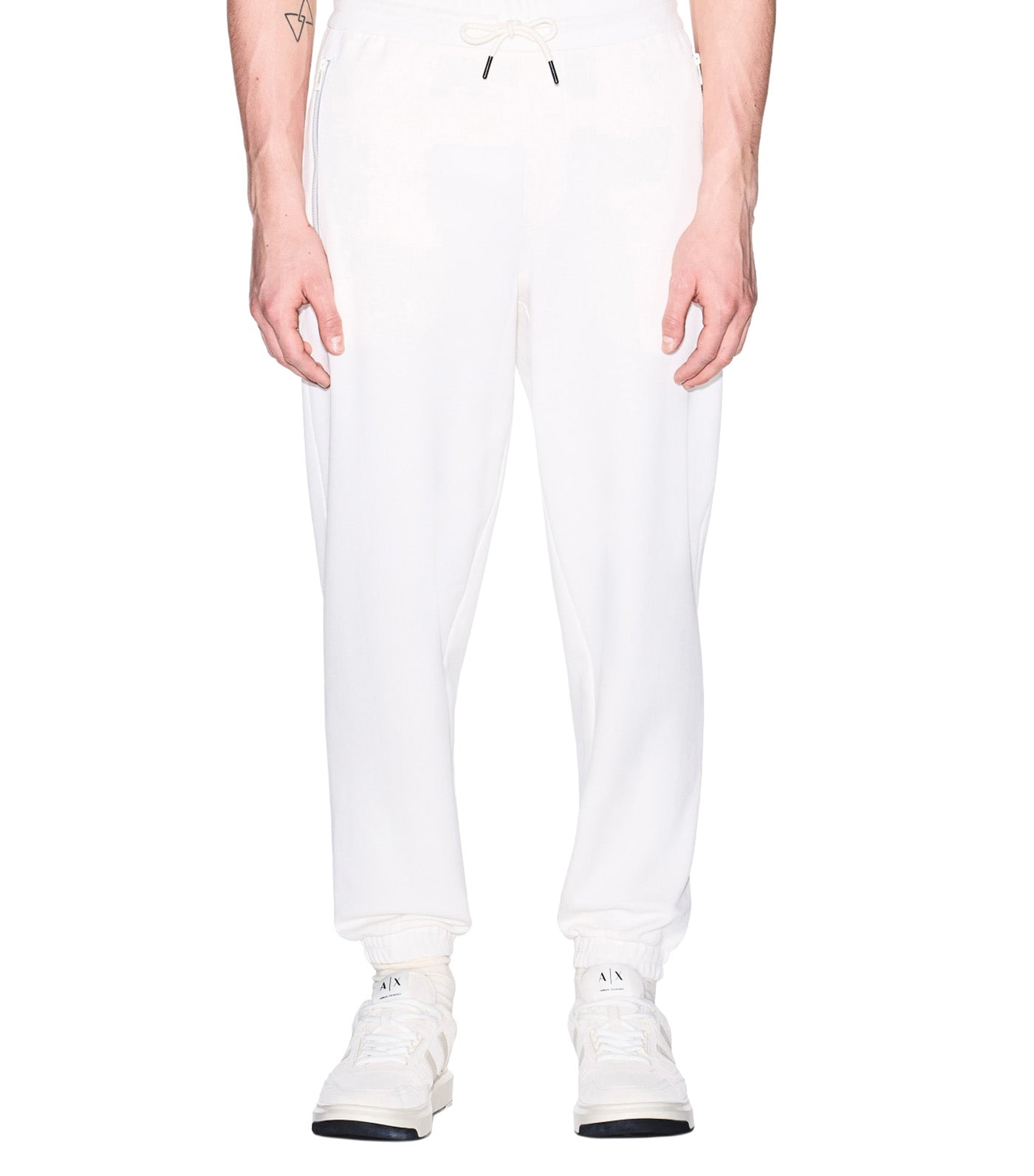 Cotton Jogger Trousers Cream