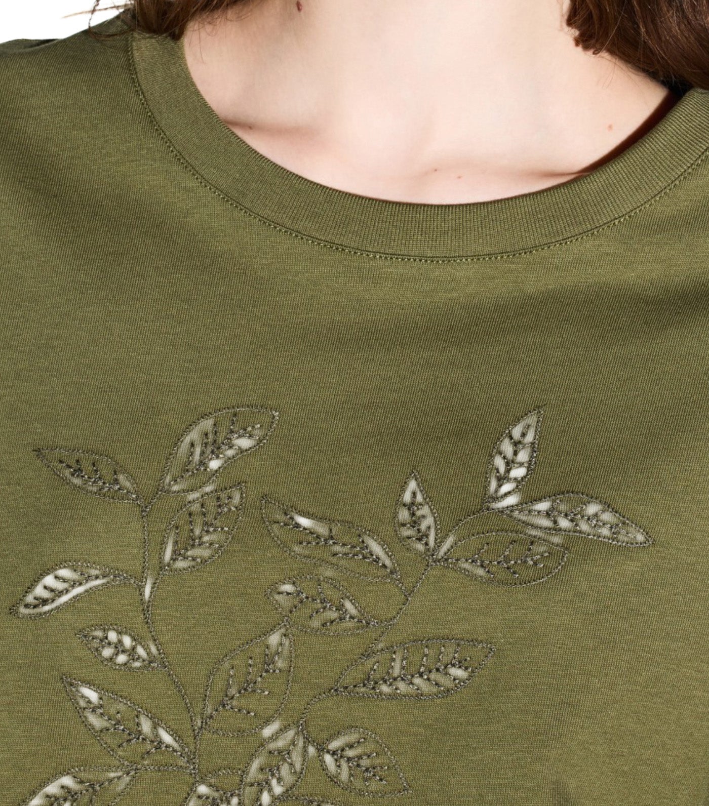 Cropped Heavy Jersey T-Shirt Savanna