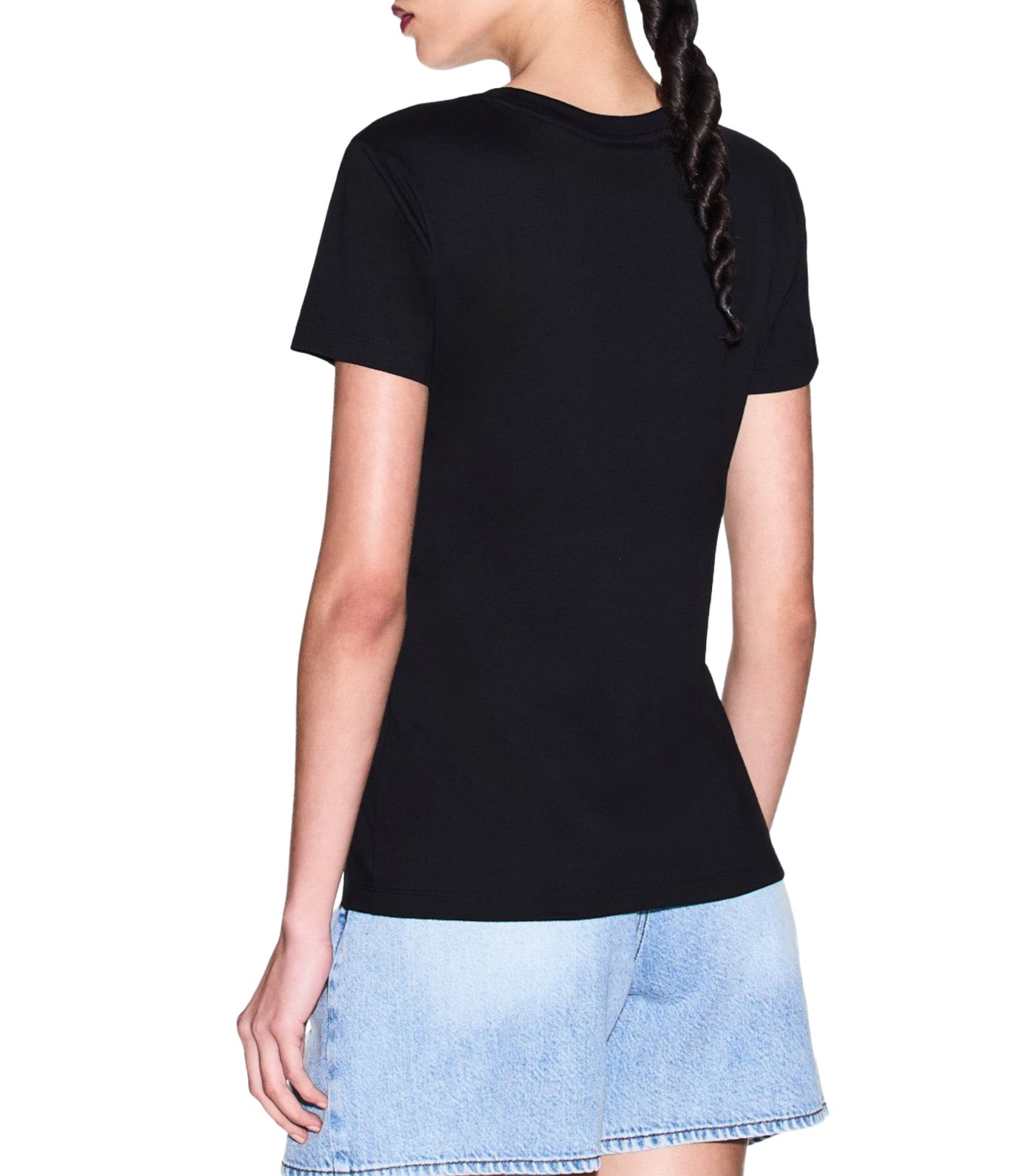 Regular Fit T-Shirt in Cotton Jersey Black