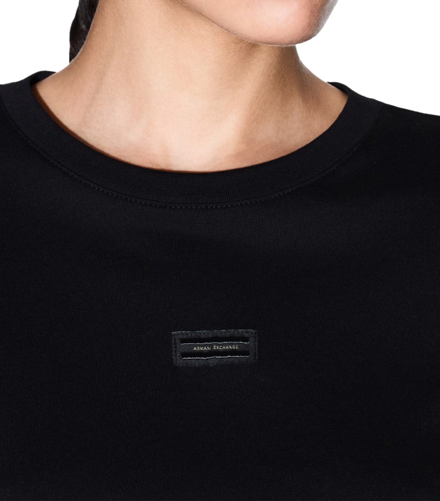 Regular Fit T-Shirt in Cotton Jersey Black