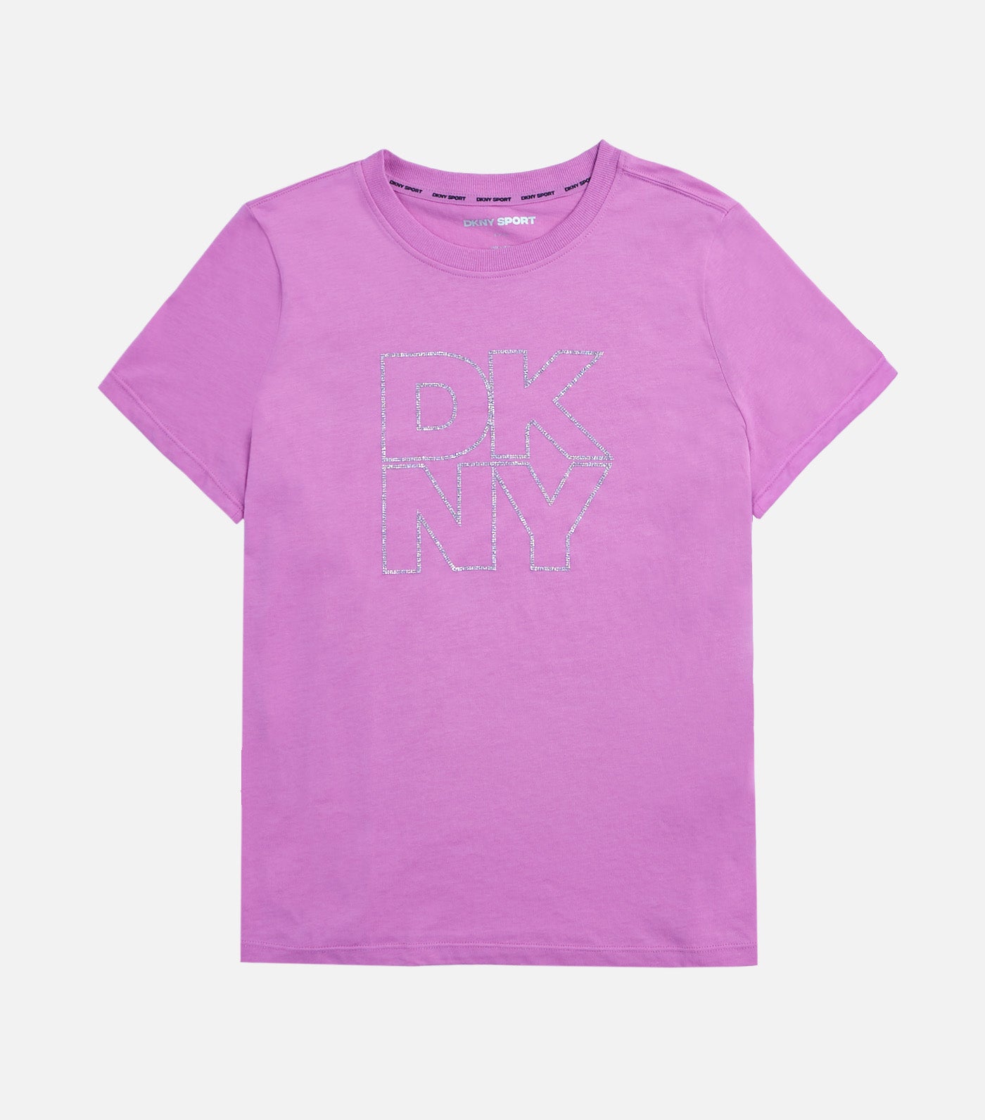 Stacked Double Outline Rhinestone Logo Tee