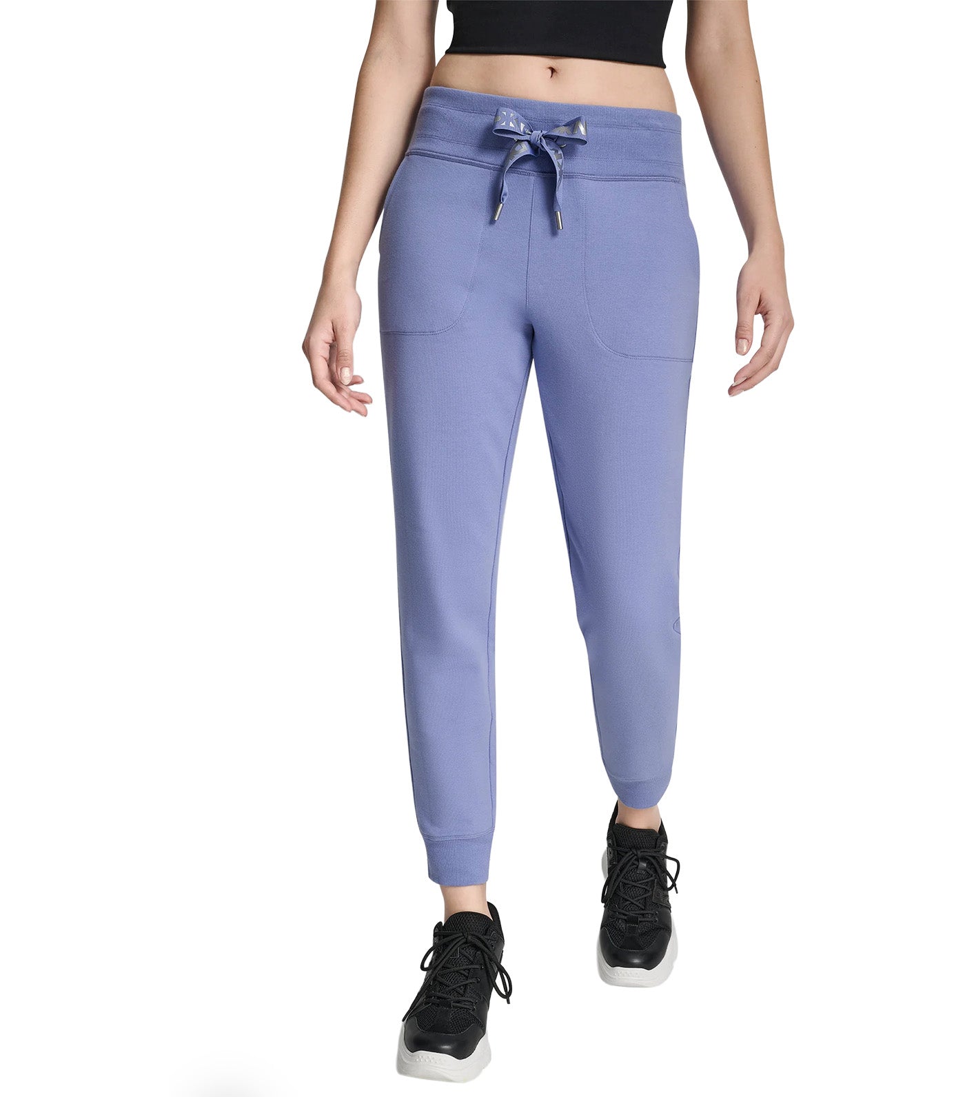 Two Tone Logo Drawcord Jogger Bluestone