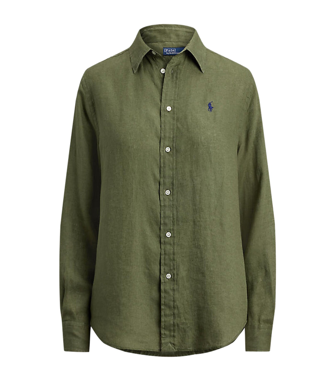 Women's Classic Fit Linen Shirt Green