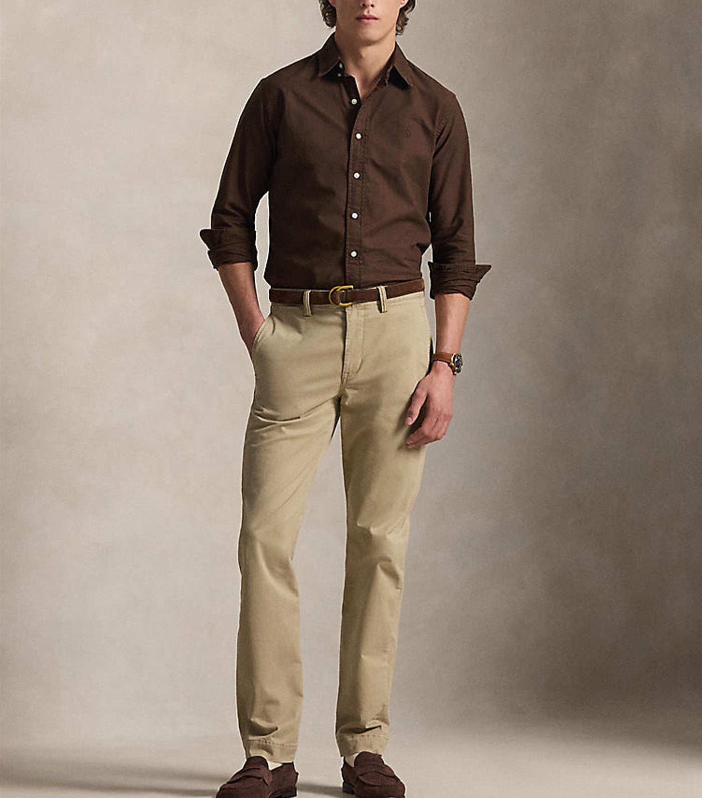 Men's Custom Fit Garment-Dyed Oxford Shirt