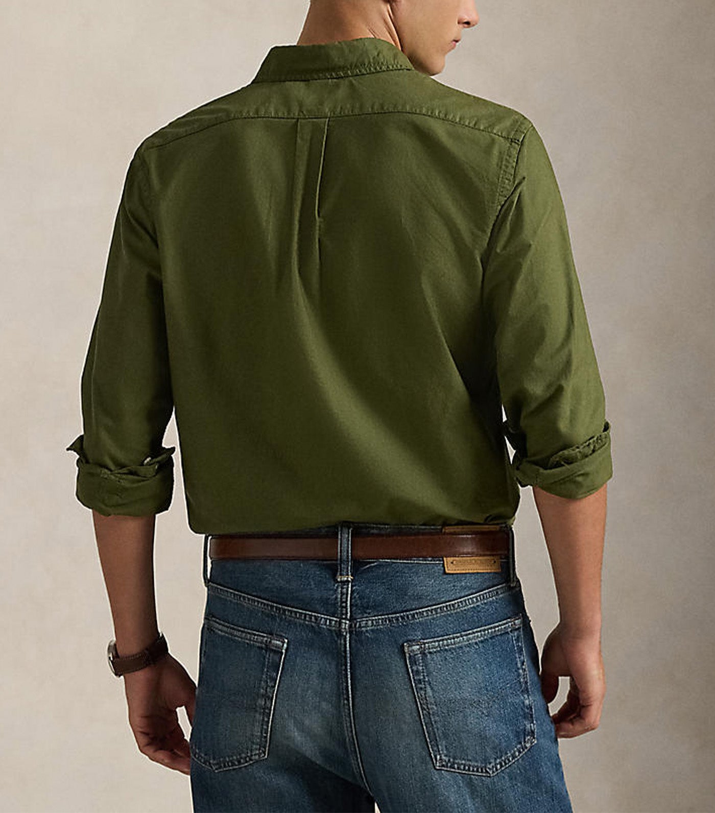 Men's Custom Fit Garment-Dyed Oxford Shirt