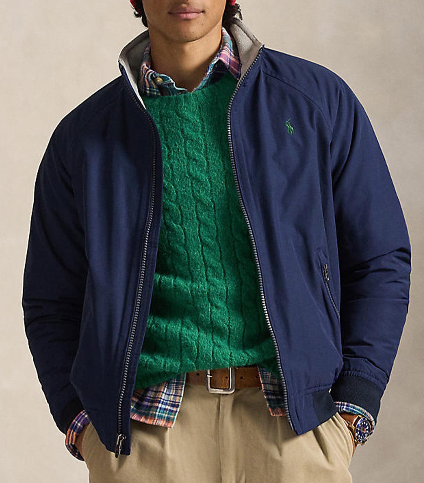Men's The Portage Raglan-Sleeve Jacket Blue