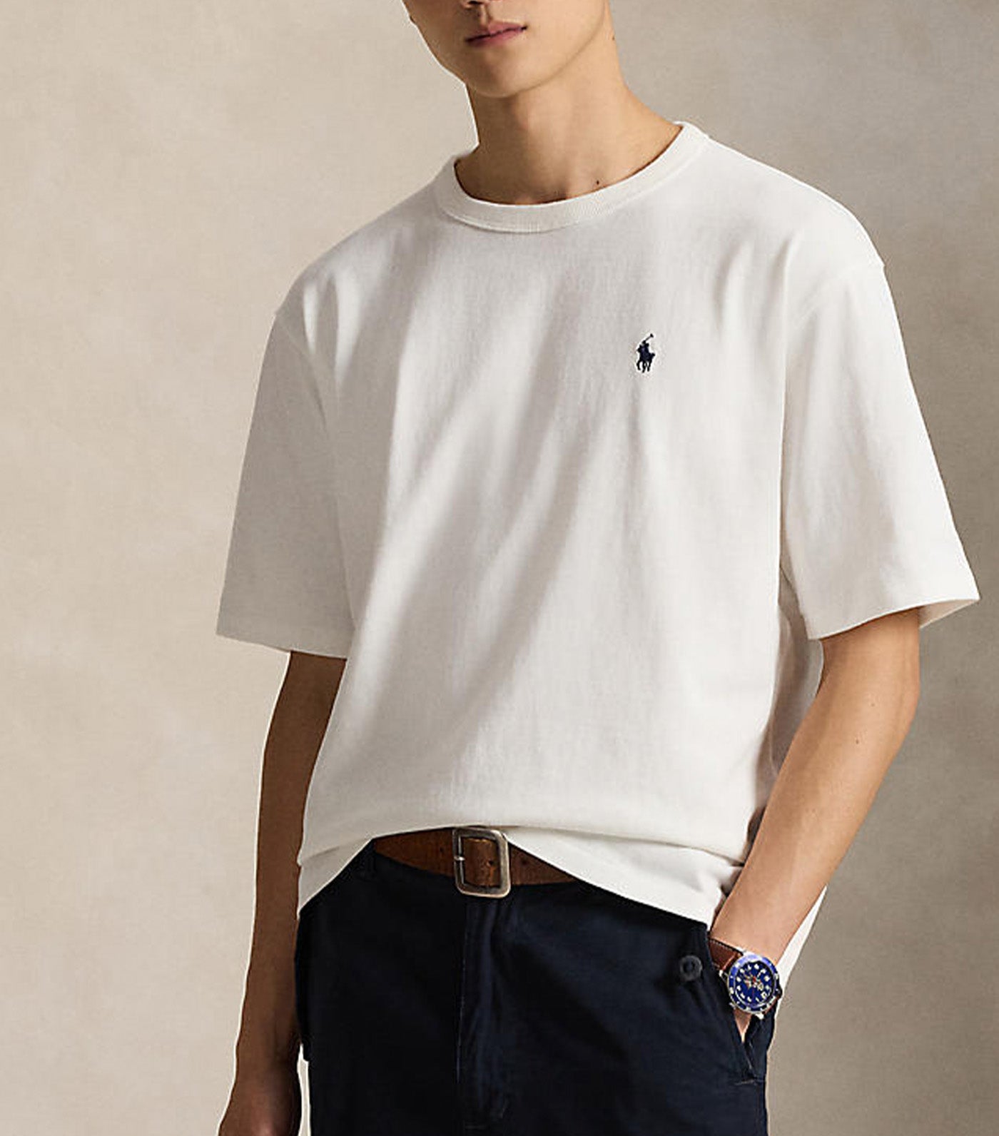 Men's Relaxed Fit Logo Jersey T-Shirt