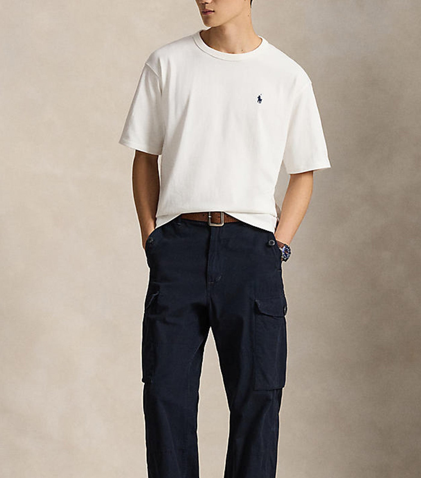 Men's Relaxed Fit Logo Jersey T-Shirt