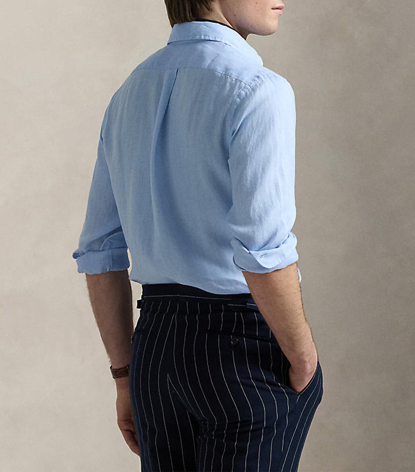 Men's Custom Fit Linen Shirt