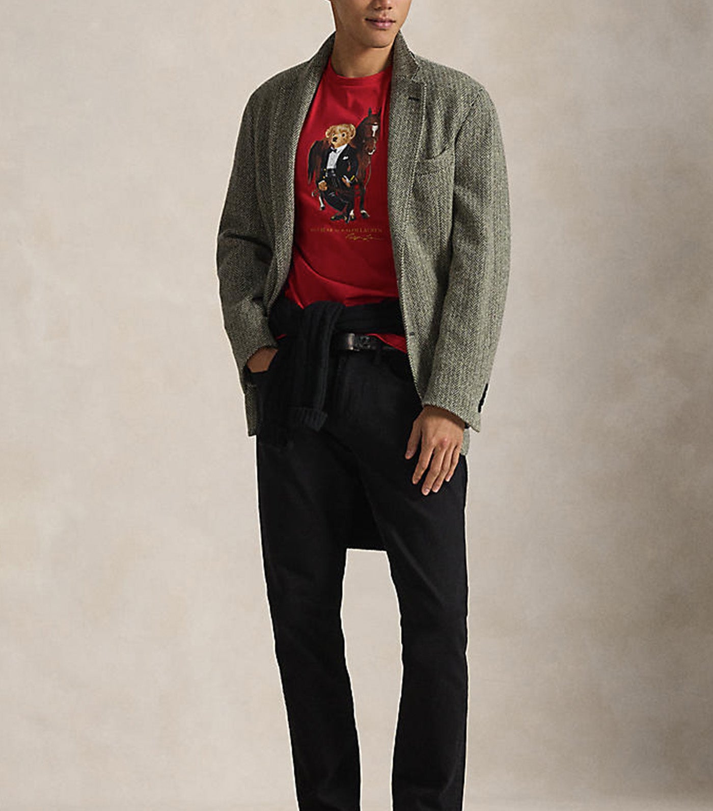 Men's Lunar New Year Polo Bear T-Shirt