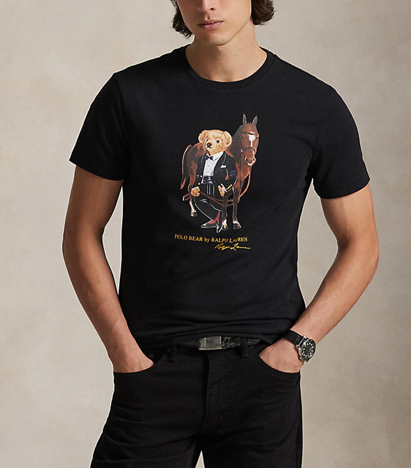 Men's Lunar New Year Polo Bear T-Shirt