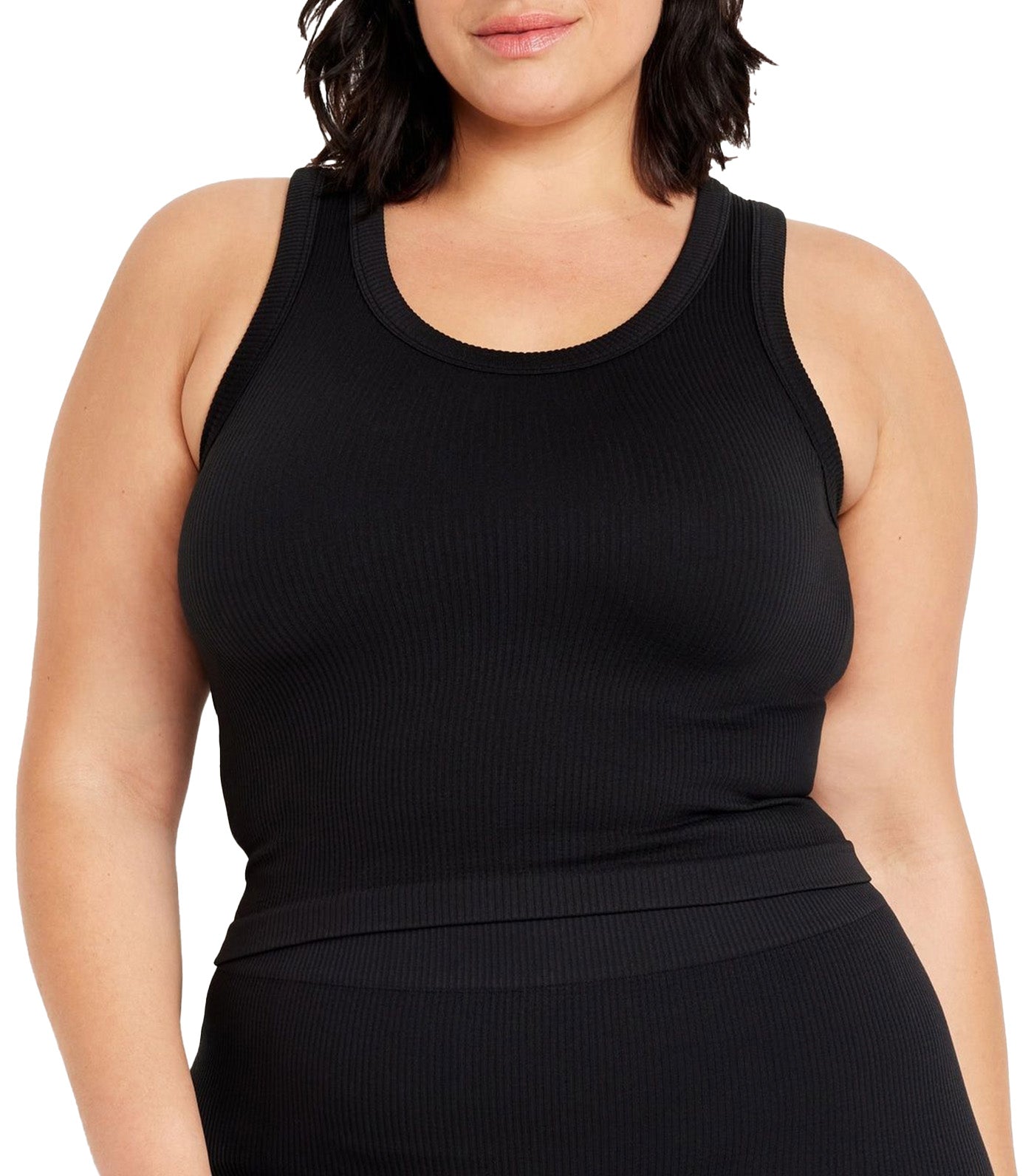 Exhale Seamless Fitted Rib Tank