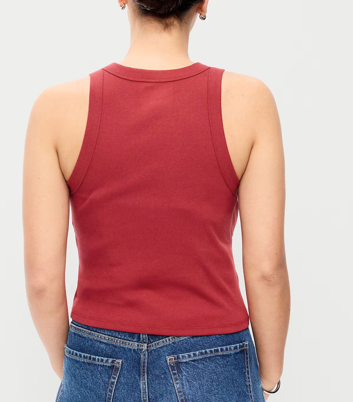 Old Navy Snug Crop Tank Top Loganberry