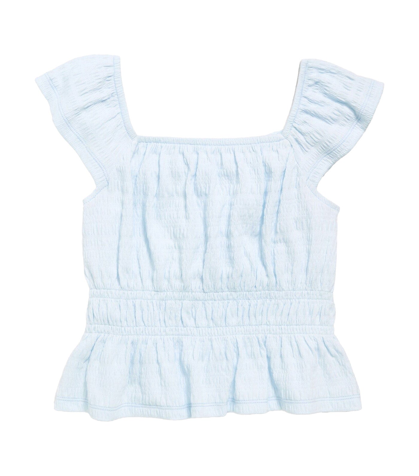 Ruffled Smocked Top for Girls