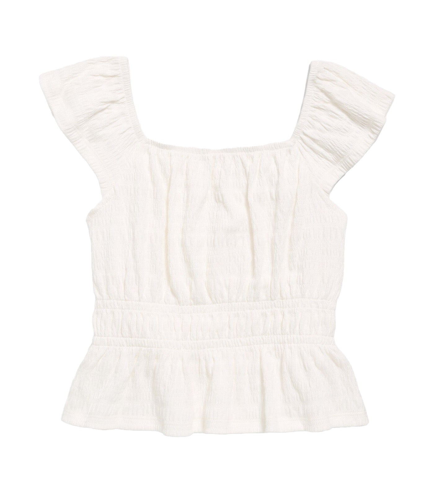 Ruffled Smocked Top for Girls