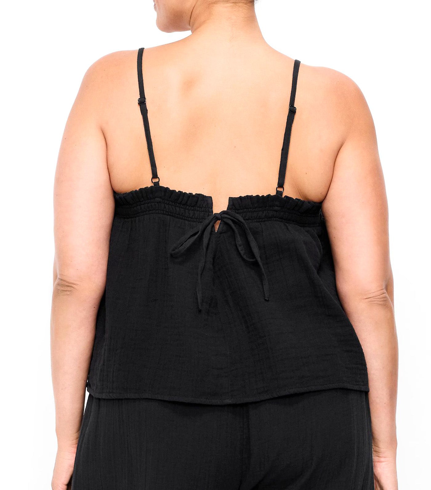 Open-Back Smocked Tank Top