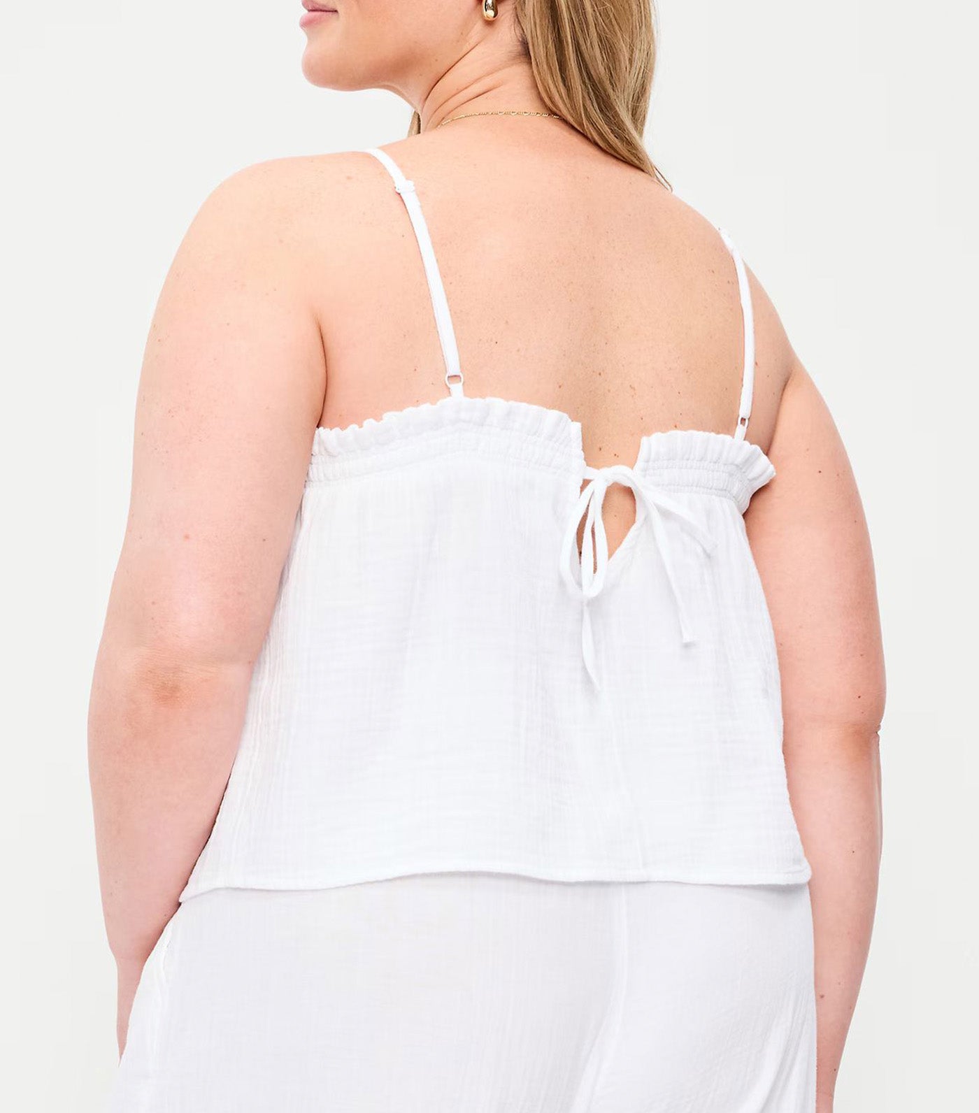 Open-Back Smocked Tank Top
