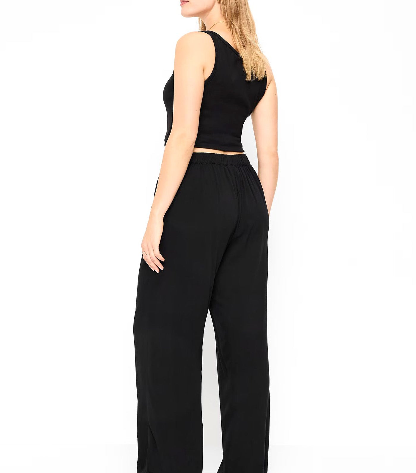 High-Waisted Playa Wide-Leg Pants