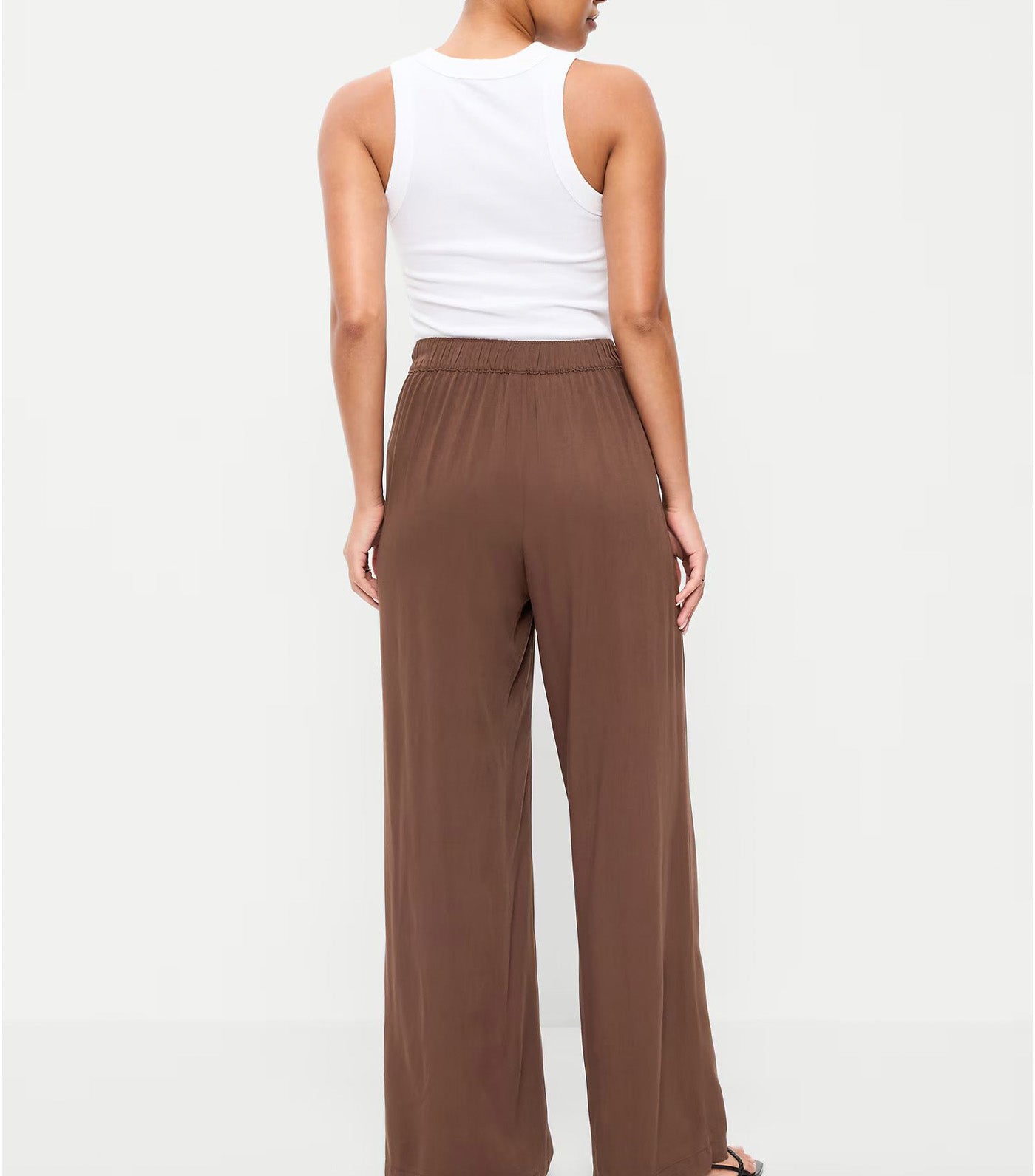 High-Waisted Playa Wide-Leg Pants