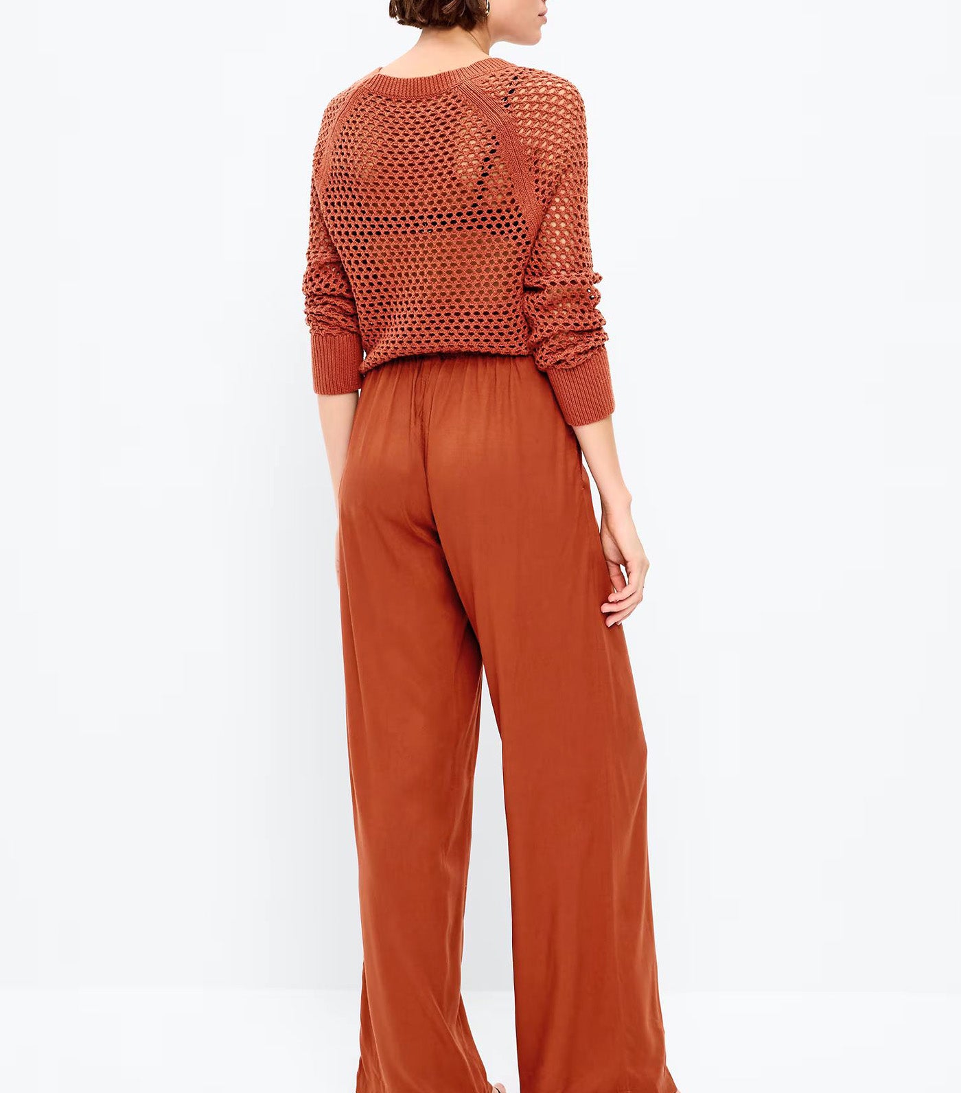 High-Waisted Playa Wide-Leg Pants