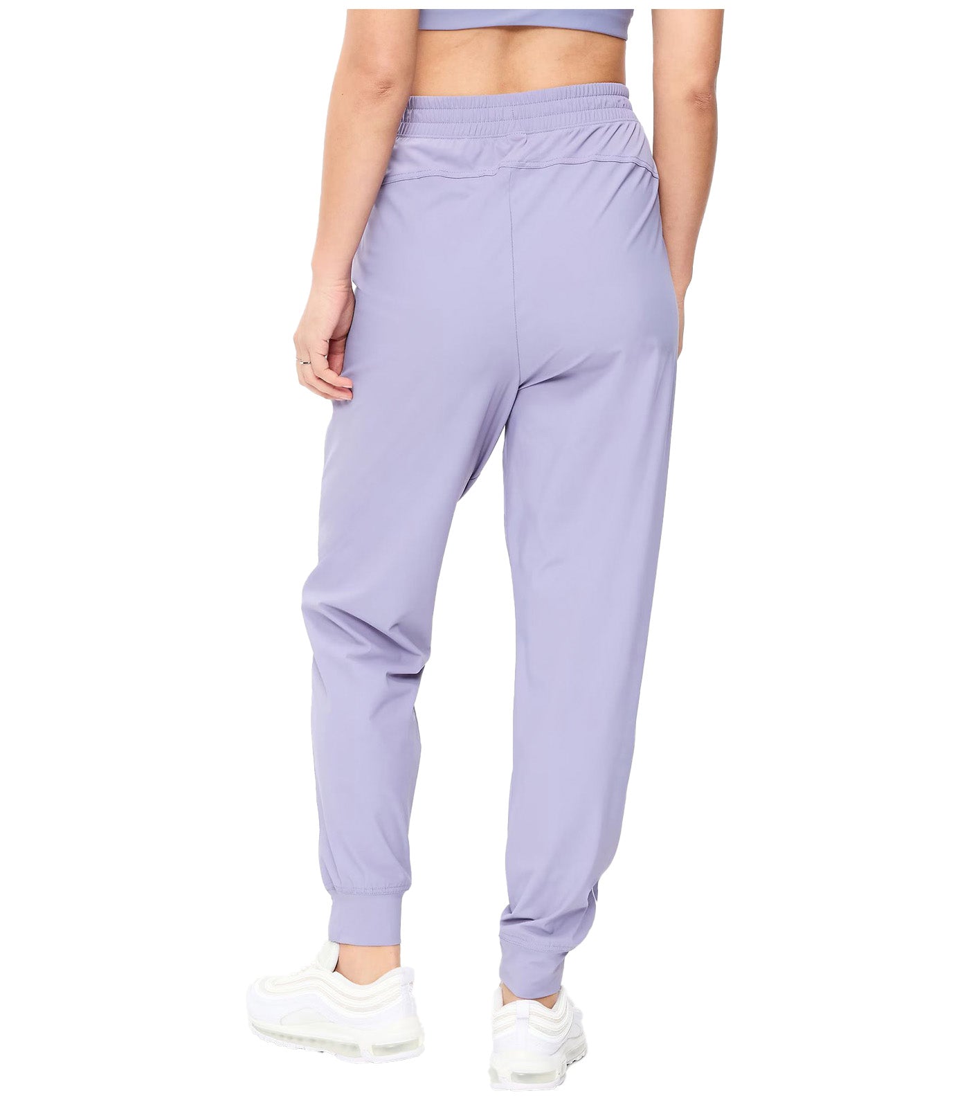 High-Waisted Side-Striped SleekTech Jogger