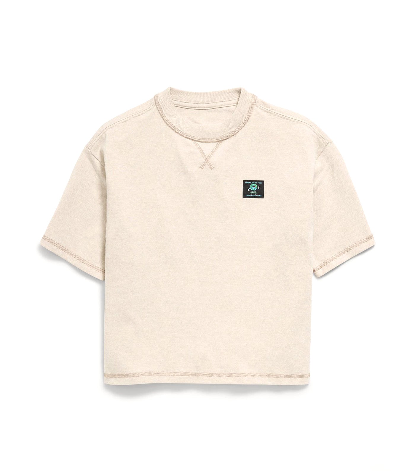 Oversized Boxy Short-Sleeve T-Shirt for Boys