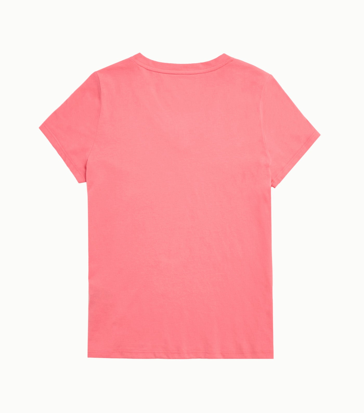 Solid V-Neck Tee with Tonal