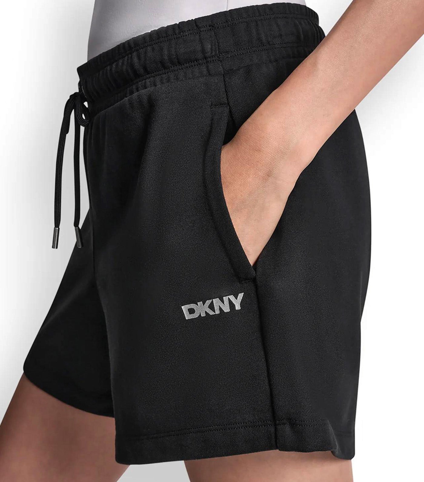 Foil Logo 5in Short with Pockets Black/Silver