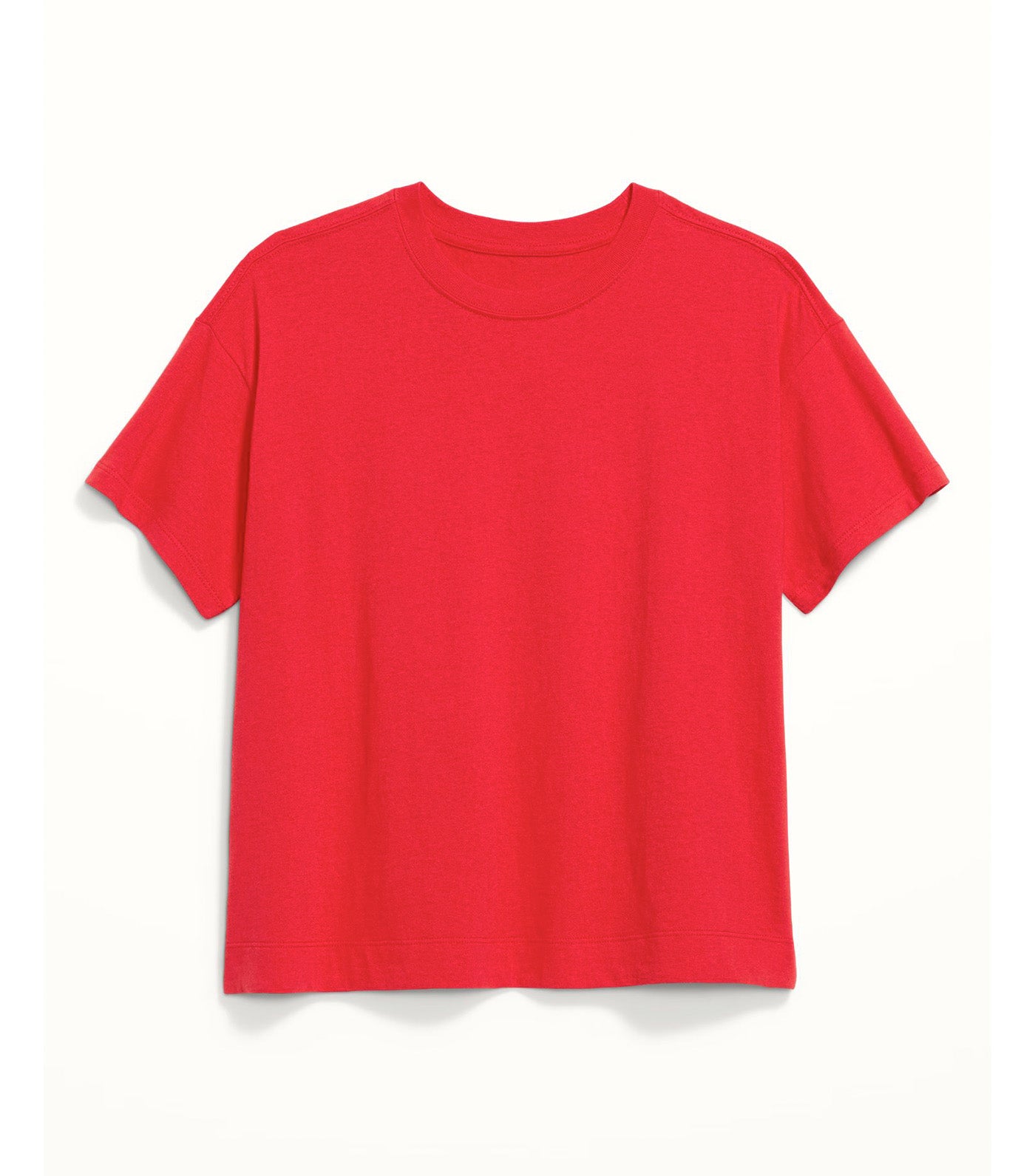 Old Navy Vintage Crew-Neck T-Shirt for Women Amaryllis Red