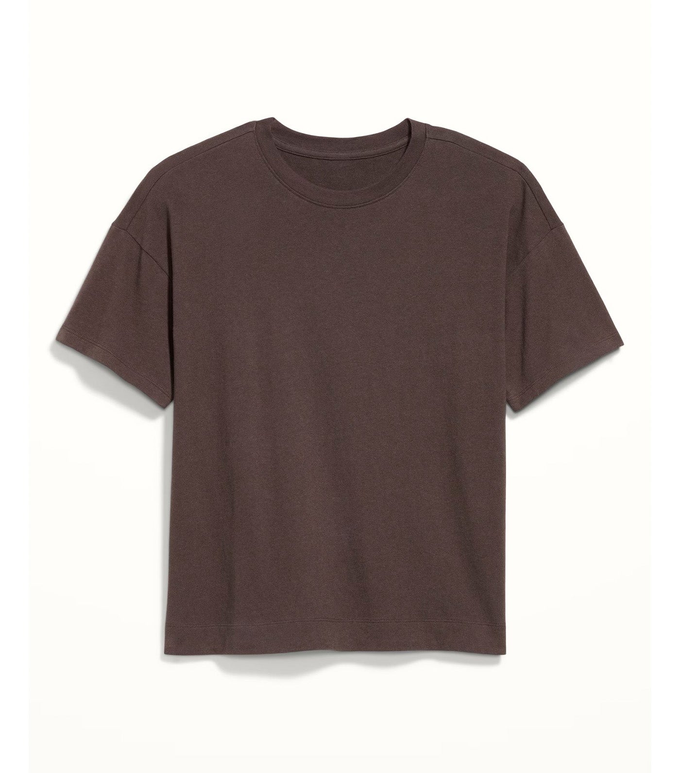 Old Navy Vintage Crew-Neck T-Shirt for Women Black Coffee