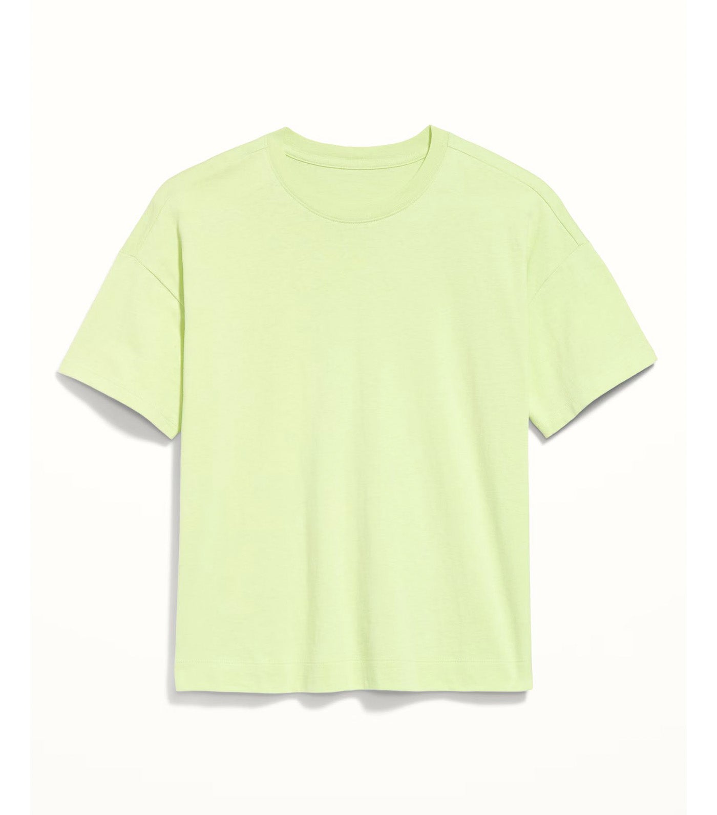 Old Navy Vintage Crew-Neck T-Shirt for Women Lime Meringue